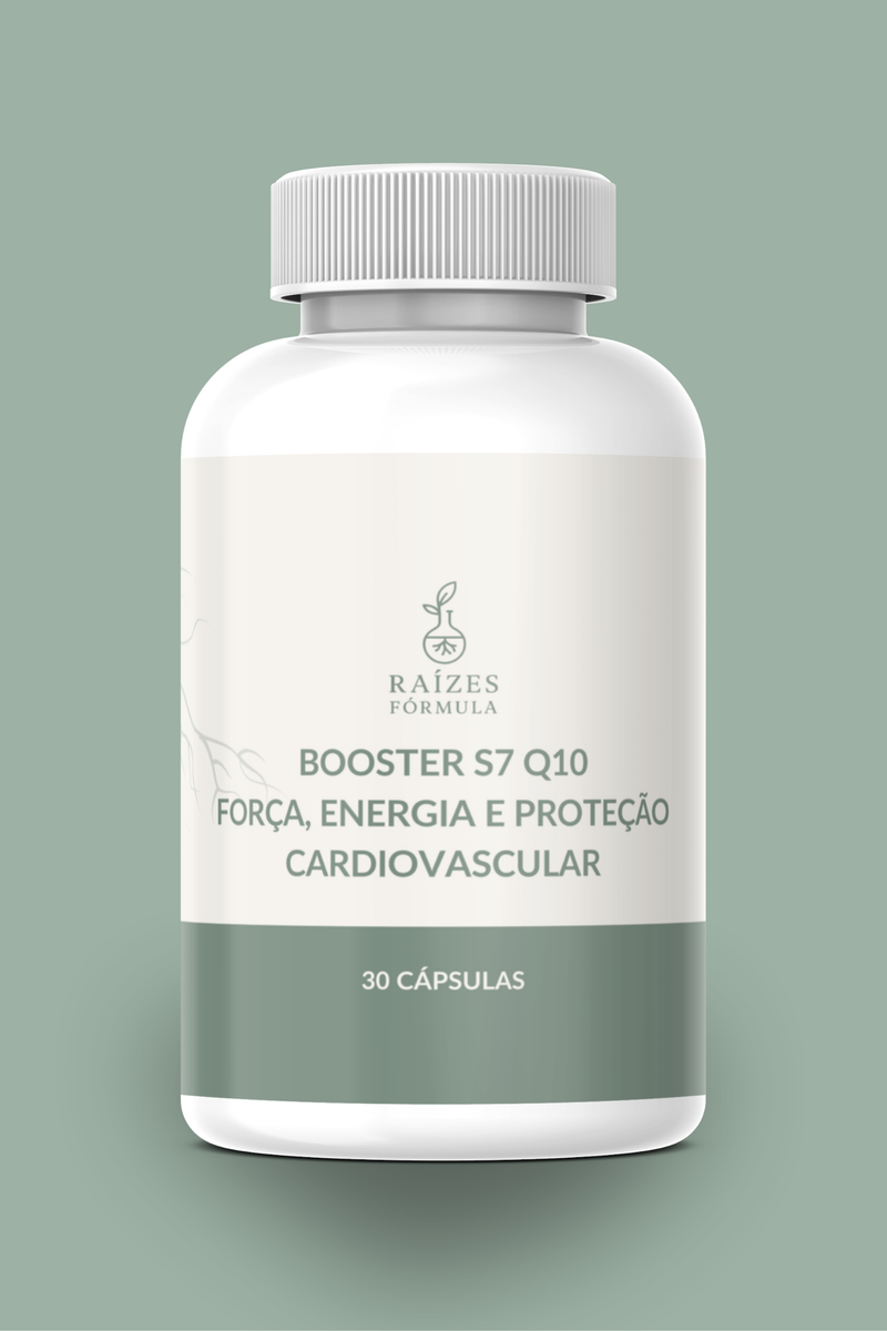Raízes Fórmulas – Booster S7 Q10 – Força, Energia e Proteção Cardiovascular