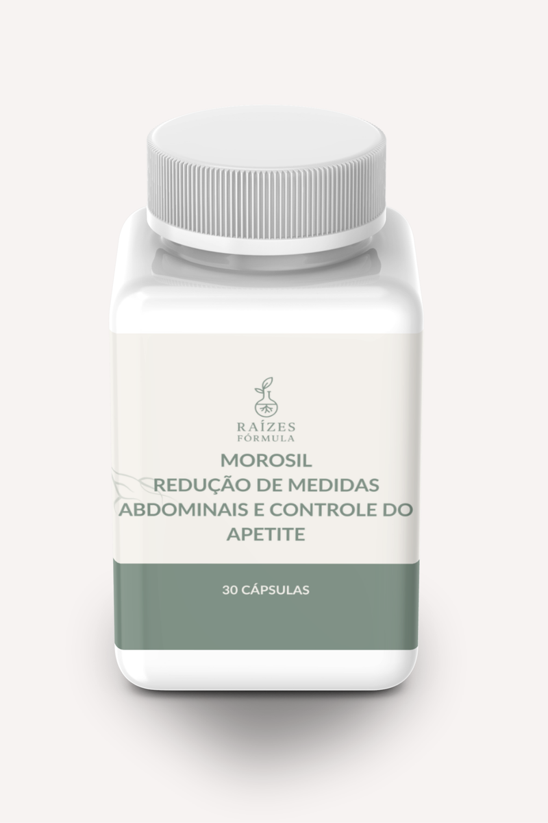 Raízes Fórmulas – Morosil 500mg – Redução de Medidas Abdominais e Controle do Apetite