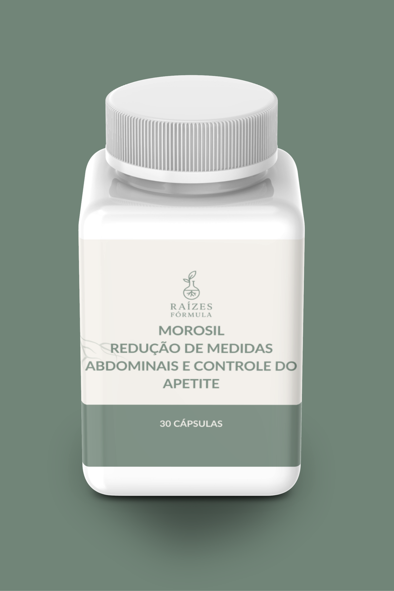 Raízes Fórmulas – Morosil 500mg – Redução de Medidas Abdominais e Controle do Apetite