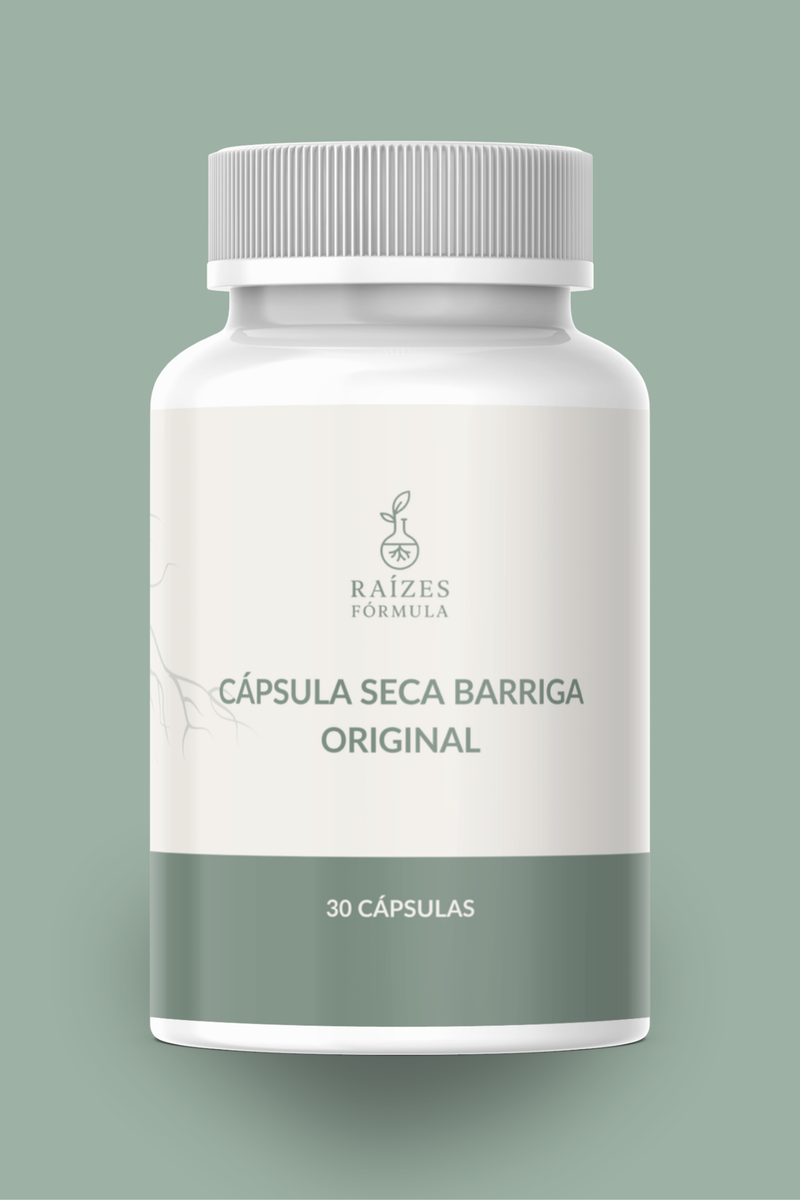 Raízes Fórmulas – Cápsula Seca Barriga Original – Controle de Apetite, Retenção e Redução de Medidas