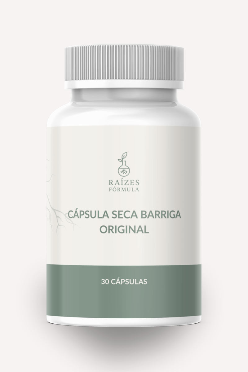 Raízes Fórmulas – Cápsula Seca Barriga Original – Controle de Apetite, Retenção e Redução de Medidas