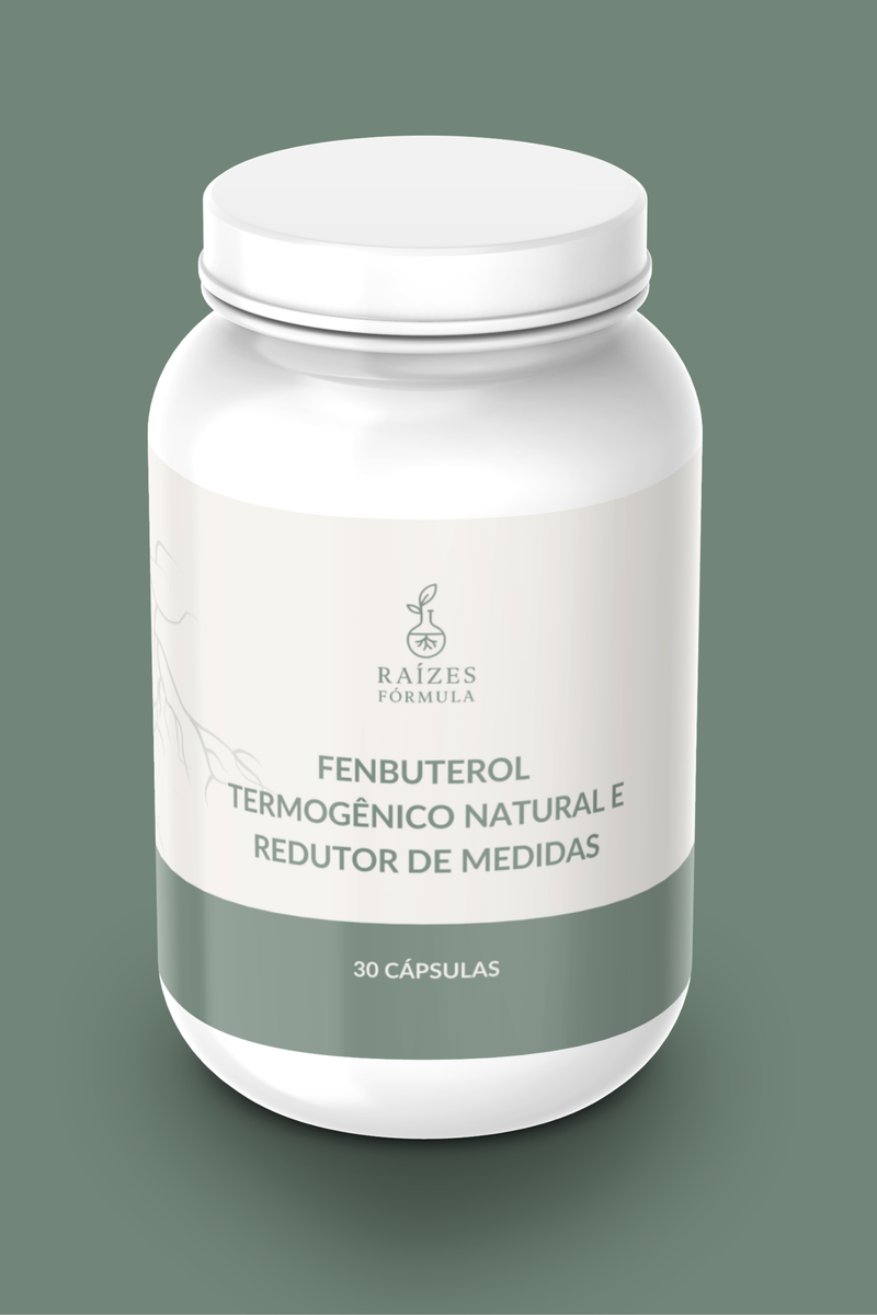 Raízes Fórmulas – Fenbuterol Formula Premium – 30 Cápsulas – Termogênico Natural e Redutor de Medidas