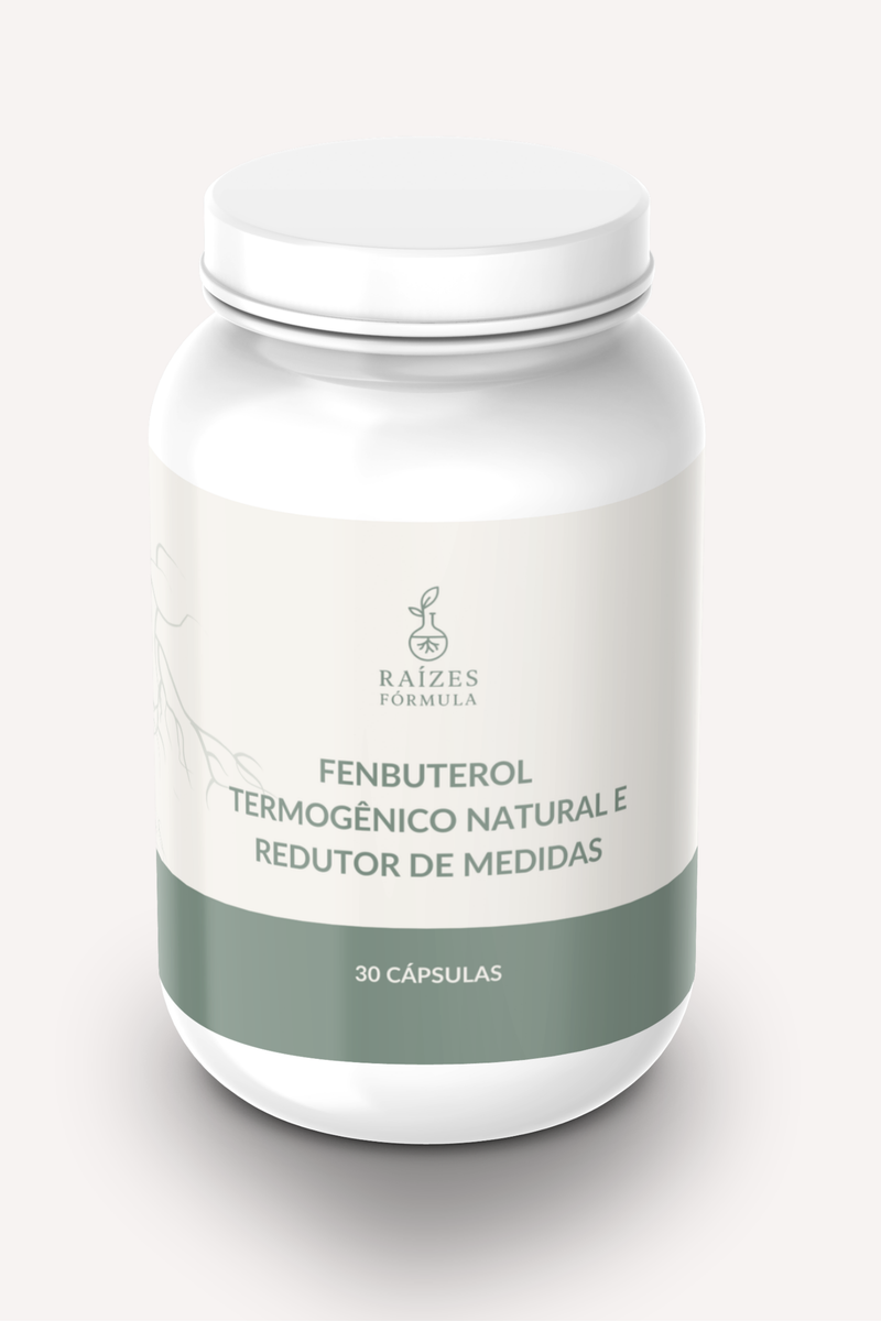 Raízes Fórmulas – Fenbuterol Formula Premium – 30 Cápsulas – Termogênico Natural e Redutor de Medidas