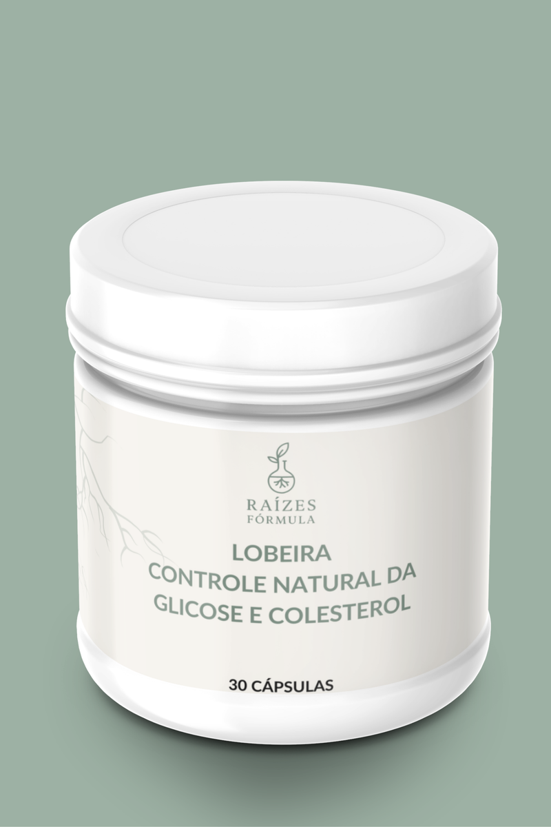 Raízes Fórmulas – Lobeira 500mg – Controle Natural da Glicose e Colesterol
