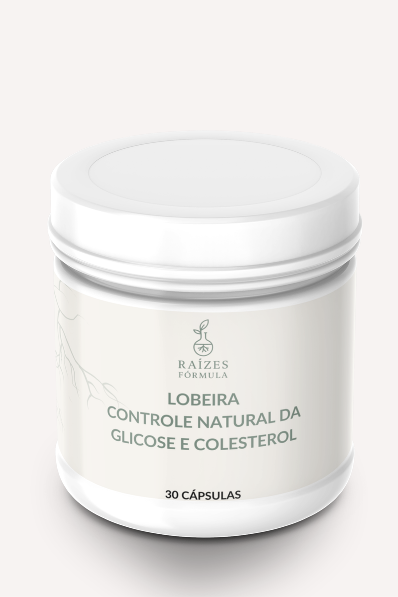 Raízes Fórmulas – Lobeira 500mg – Controle Natural da Glicose e Colesterol